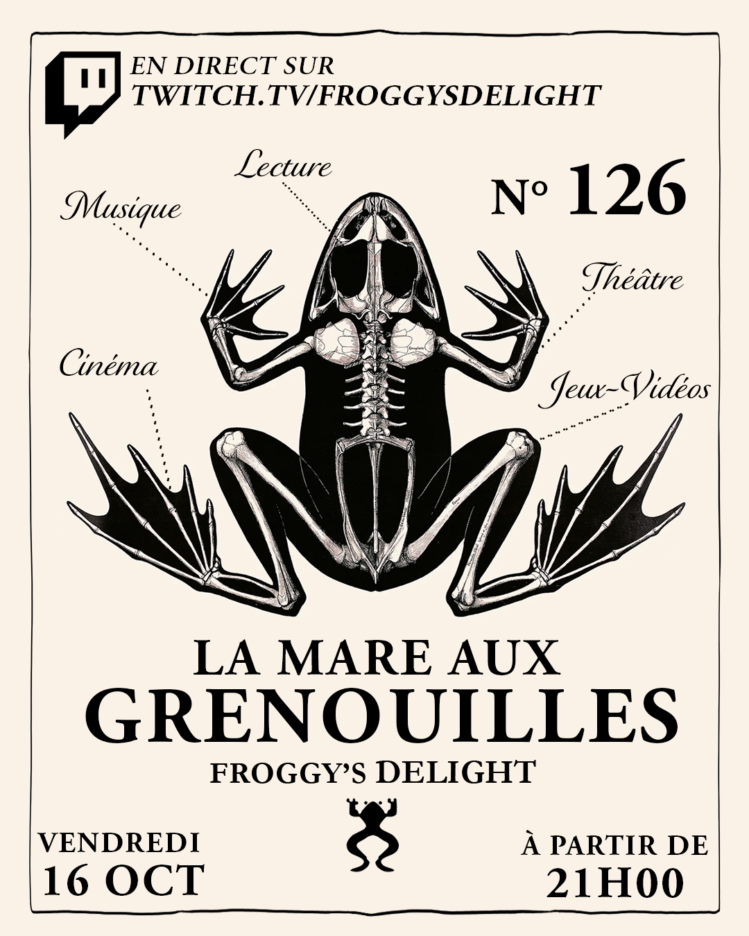 La Mare Aux Grenouilles #126 (Saison 8) c'est vendredi !